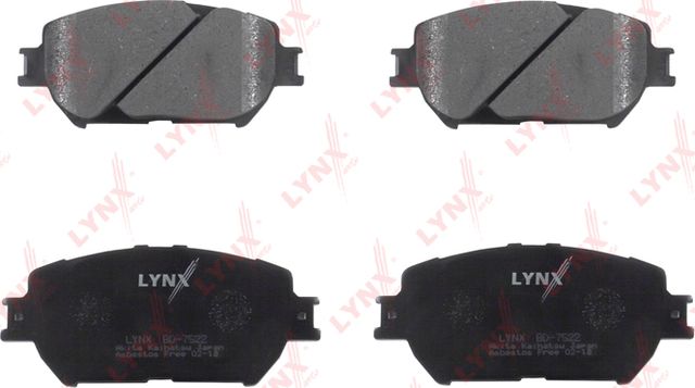 Тормозные колодки LYNXauto. Артикул BD-7522