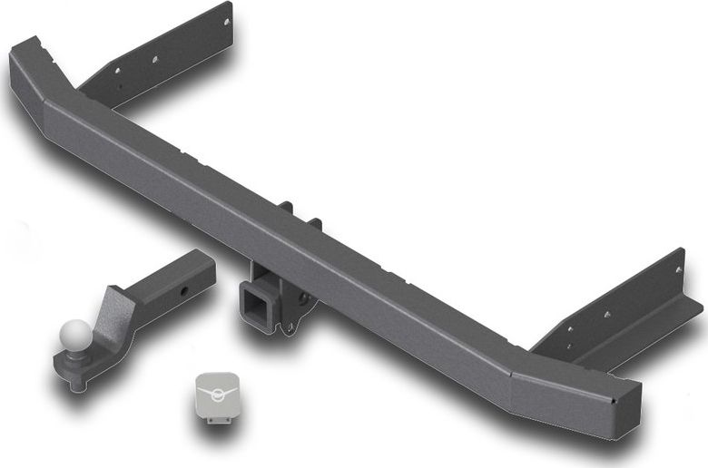 Фаркоп ТСС оцинкованный под американский квадрат для УАЗ Пикап 2015-2026. Артикул TCU00029N