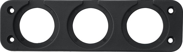 Панель монтажная РИФ для приборов три отверстия. Артикул RIF22-6-0007900