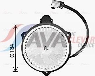 Вентилятор, мотор печки (отопителя) салона AVA. Артикул HY8474