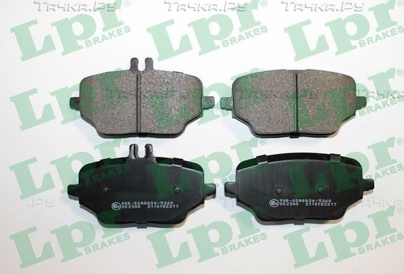 Тормозные колодки LPR. Артикул 05P2217