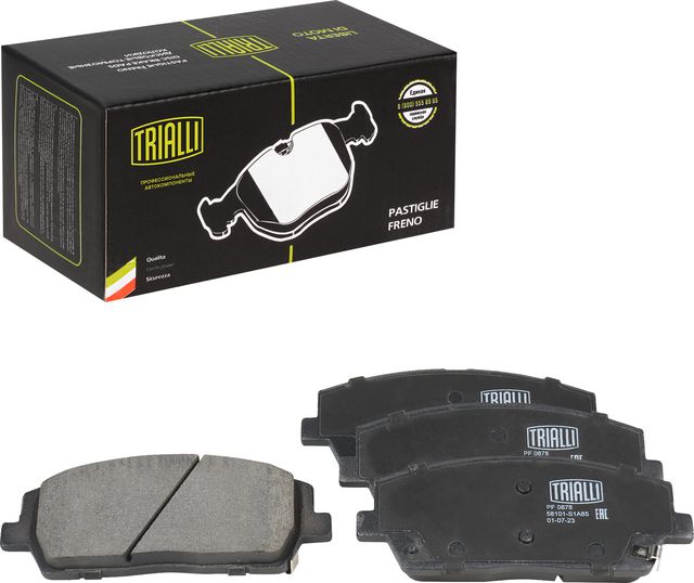 Тормозные колодки Trialli (Low-Metallic). Артикул PF 0878