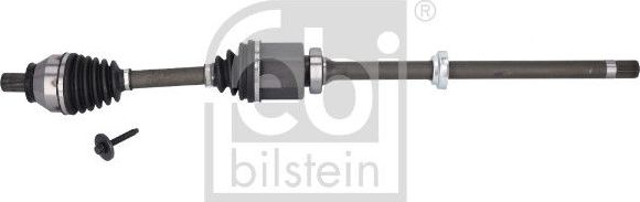 Полуось (привод в сборе, приводной вал) Febi Bilstein. Артикул 196014