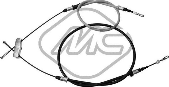 Трос ручника (тросик ручного тормоза) Metalcaucho задний для Opel Astra F 1991-2001. Артикул 82485