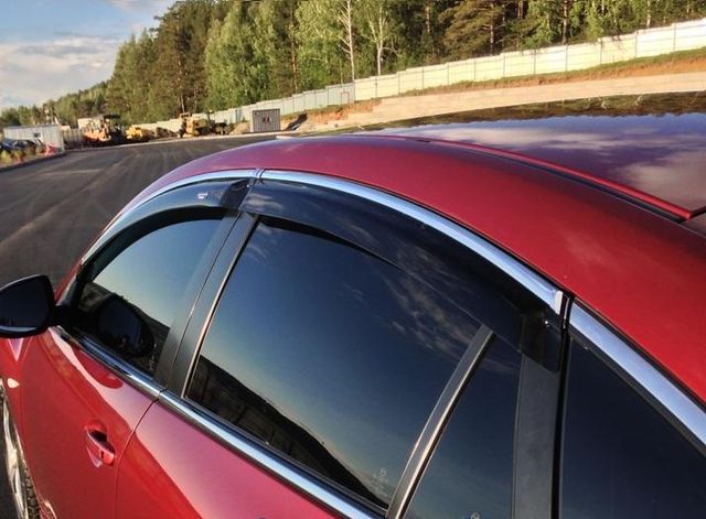 Дефлекторы V-Star для окон (с хром. молдингом) Subaru Forester V 2018-2026. Артикул CHR16341