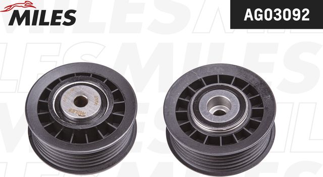 Направляющий (ведущий) ролик приводного поликлинового ремня Miles. Артикул AG03092