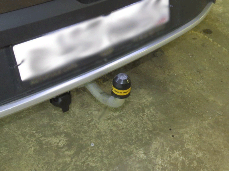 Фаркоп Мотодор для Jac JS4 2021-2026. Оцинкованный шар. Артикул 98301-A