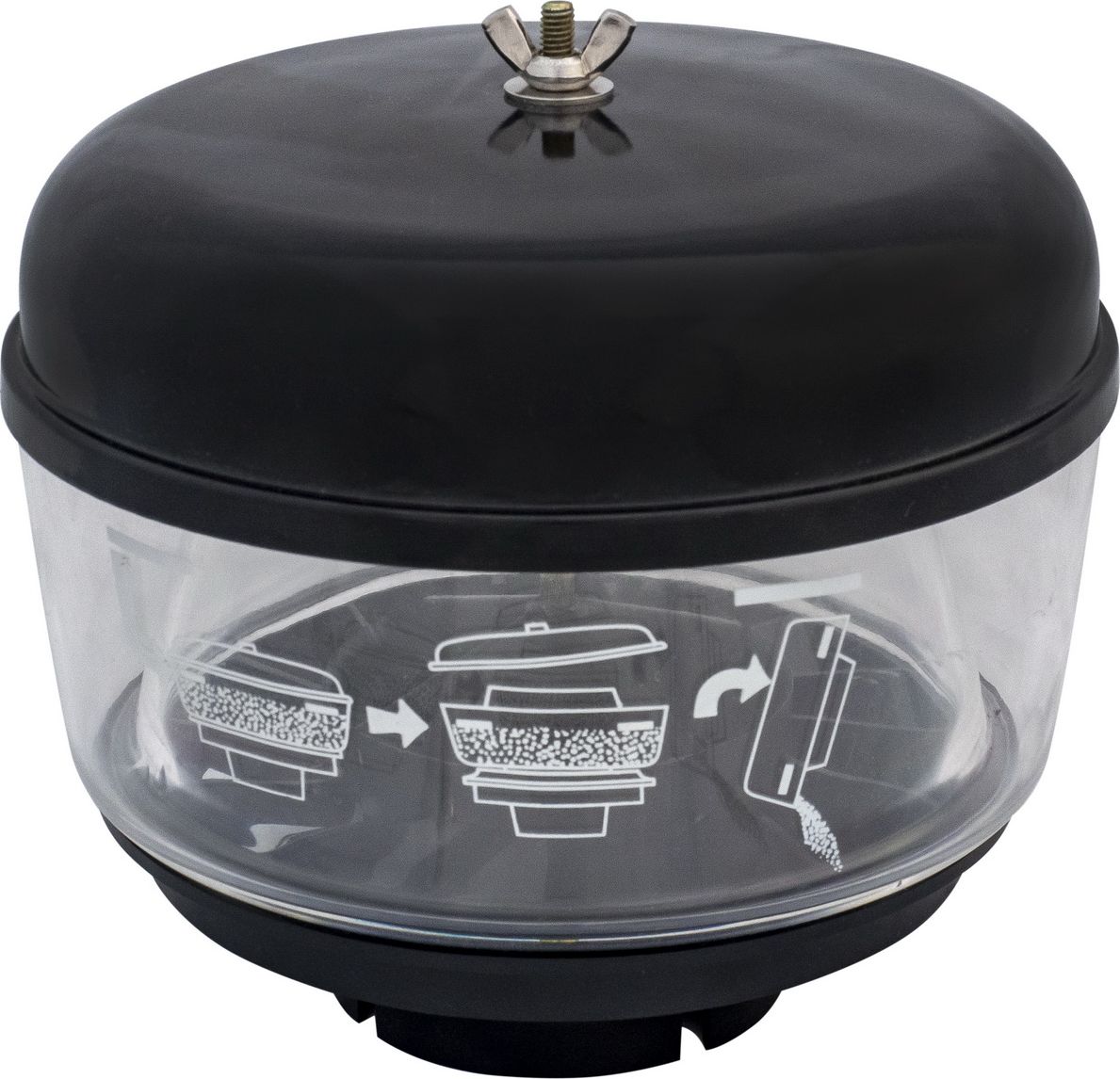 Насадка Telawei на шноркель с предочистителем воздуха прозрачная (диаметр 3.5). Артикул PC35