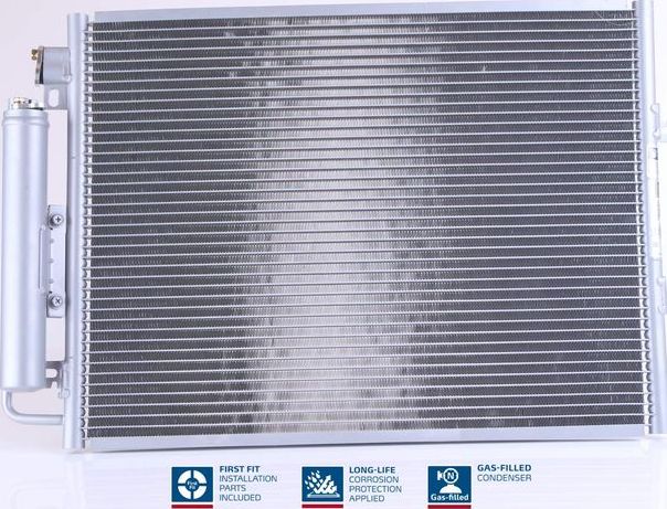 Радиатор кондиционера (конденсатор) Nissens (алюминий). Артикул 940126