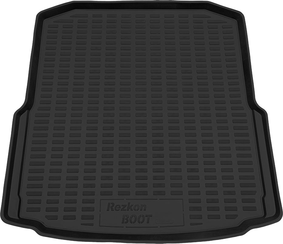 Коврик пластиковый Rezkon без карманов для багажника Skoda Octavia A7 2017-2020. Артикул 5030010400