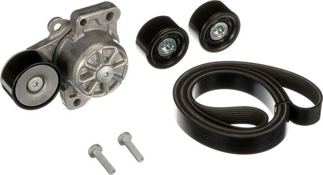 Приводной ремень поликлиновой с роликами (комплект) Gates FleetRunner™ Micro-V® для Mercedes-Benz Actros MP4 2011-2019. Артикул K018PK2553HD