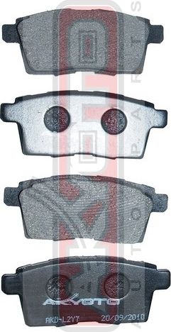 Тормозные колодки Akyoto Packing AKYOTO. Артикул AKD-L2Y7