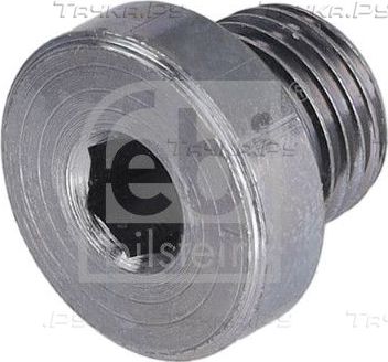 Сливная пробка масляного поддона двигателя Febi Bilstein (сталь) для Audi A4 IV (B8) 2007-2015. Артикул 100547