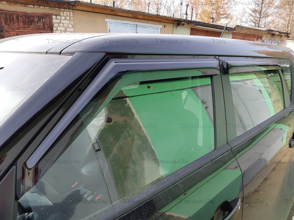 Дефлекторы V-Star для окон Kia Soul II 2013-2019. Артикул D04450