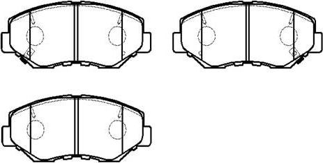 Тормозные колодки HSB. Артикул HP5096