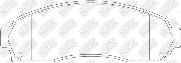 Тормозные колодки NiBK. Артикул PN0378