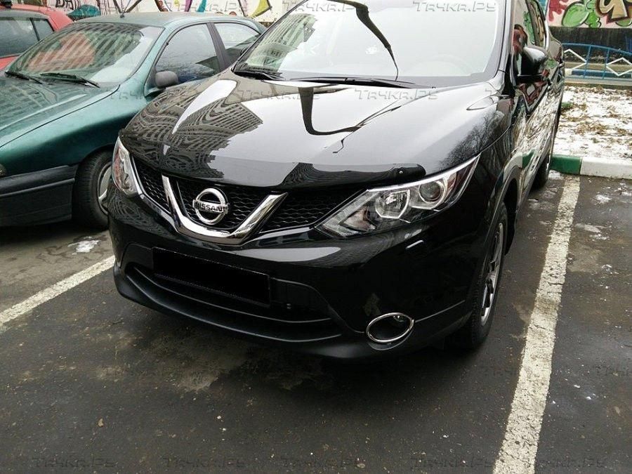 Дефлектор SIM для капота Nissan Qashqai II 2014-2017. Артикул SNIQAS1312