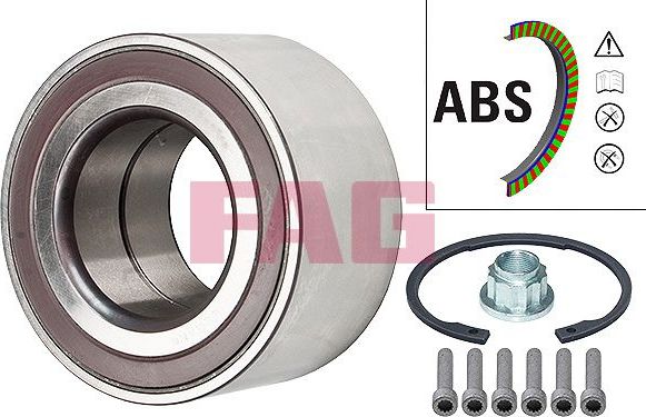 Ступичный подшипник (комплект) Fag. Артикул 713 6106 30