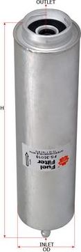 Топливный фильтр Sakura. Артикул FS-30010