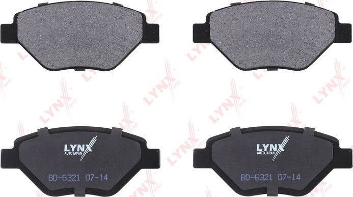 Тормозные колодки LYNXauto. Артикул BD-6321