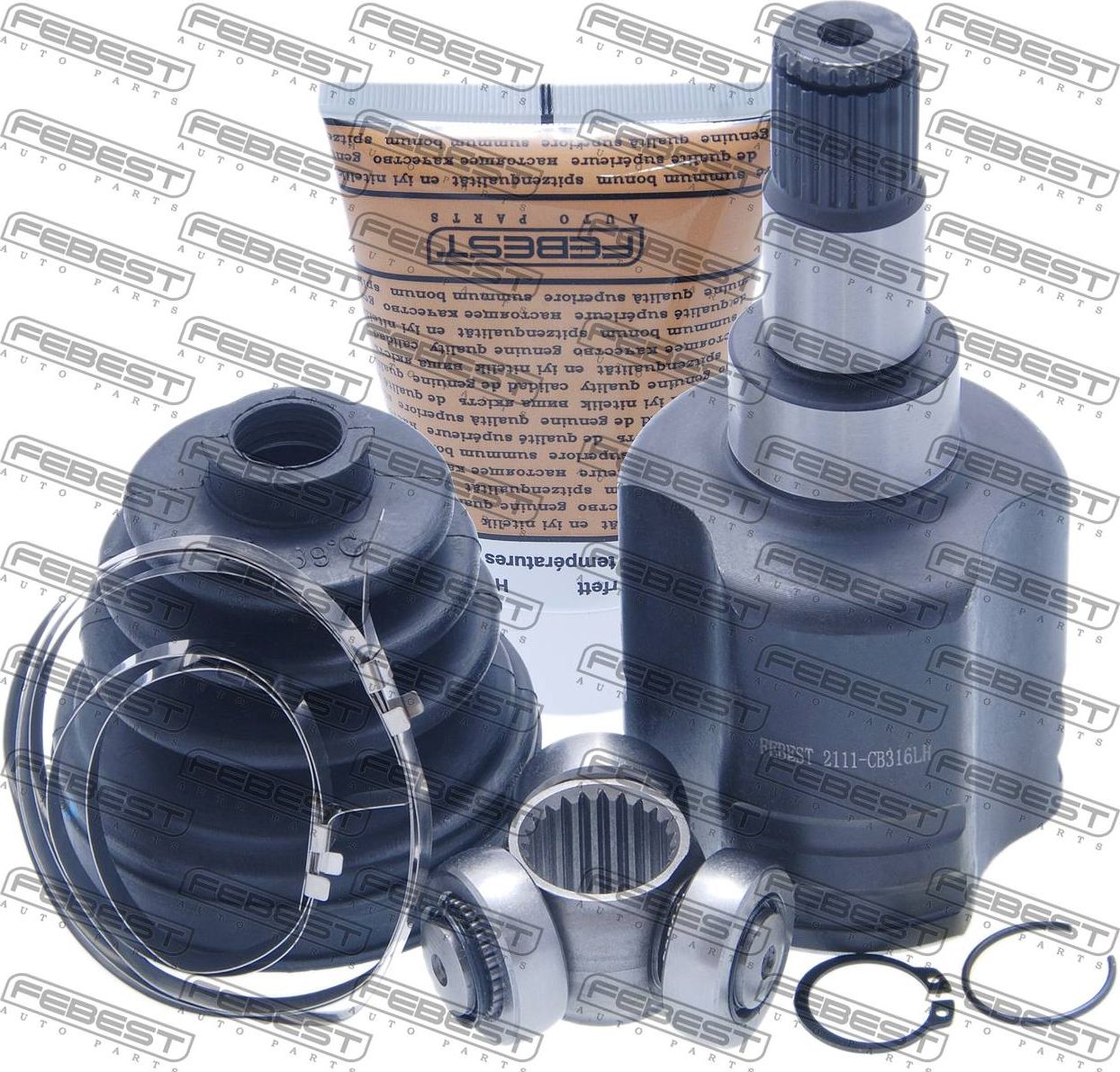 Шрус внутренний (граната) Febest. Артикул 2111-CB316LH