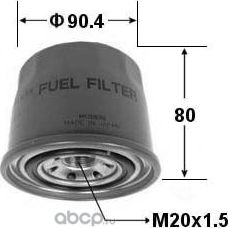 FC-317 ФИЛЬТР ТОПЛИВНЫЙ4DR5,4DR7,4D3# 82 (VIC). Артикул FC317