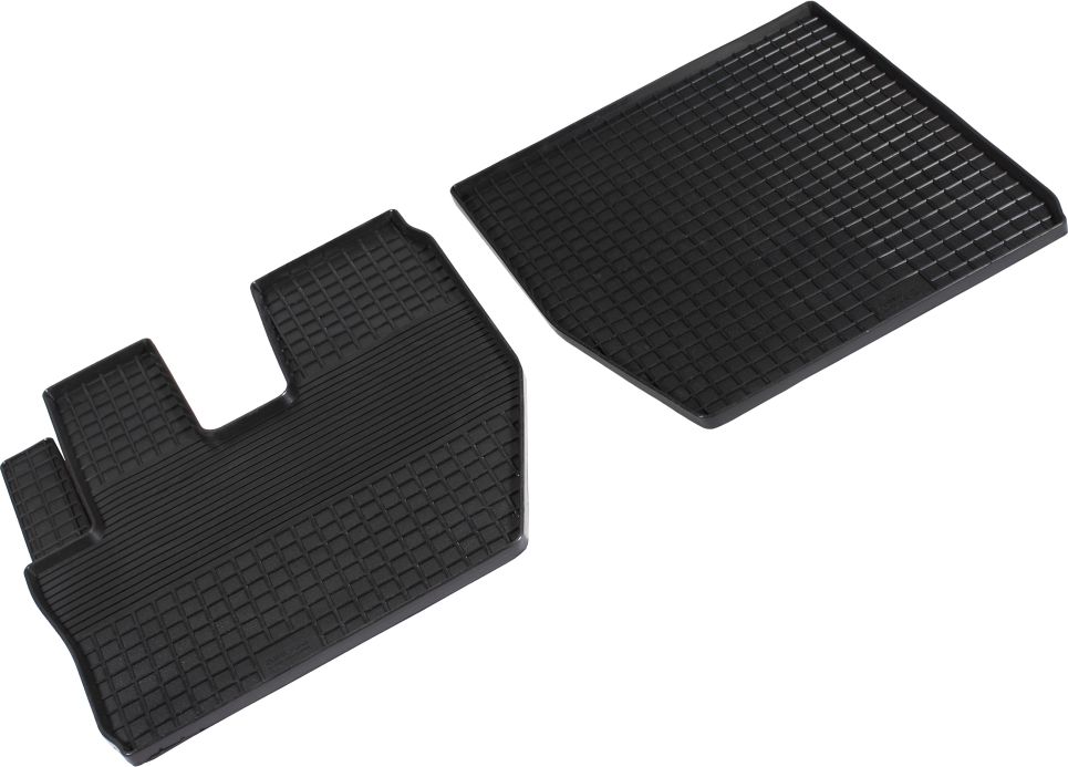 Коврики резиновые Seintex с узором сетка для салона Shacman X3000 2020-2026. Артикул 92953