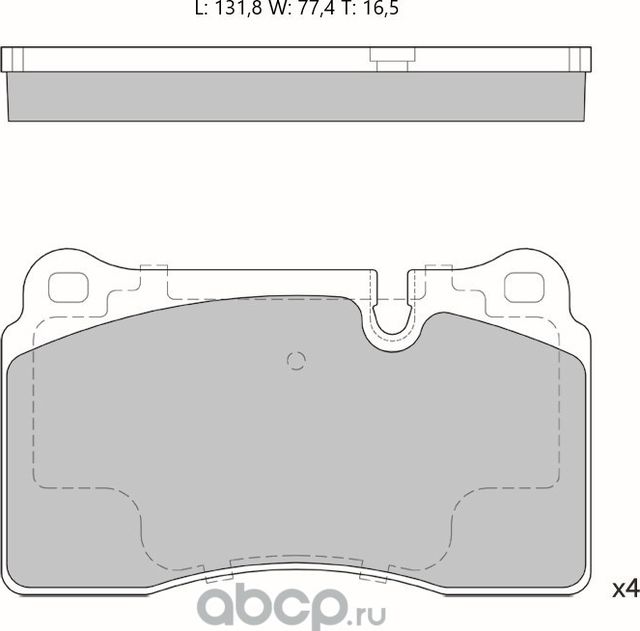 Колодки тормозные (Avantech). Артикул AV147