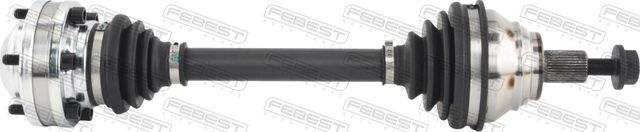 Полуось (привод в сборе, приводной вал) Febest передняя левая для Volkswagen Golf Plus I 2006-2008. Артикул 2314-ADFLH