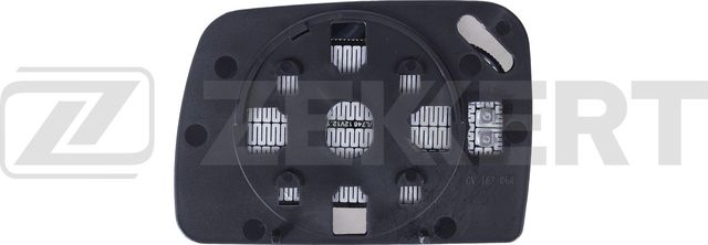 Зеркальное стекло бокового зеркала Zekkert правое для BMW X5 I (E53) 2000-2006. Артикул SP-1119