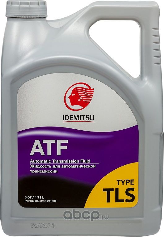 Масло трансмиссионное ATF TYPE TLS-LV (ATF WS) (4 73 л) (Idemitsu). Артикул 30040096953