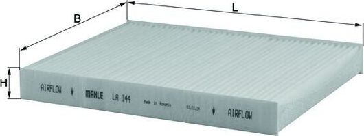Салонный фильтр Mahle-Knecht. Артикул LA 144