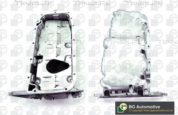 Масляный поддон картера двигателя BGA для Chevrolet Niva I 2007-2009. Артикул SP9511