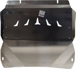 Защита алюминиевая АВС-Дизайн для картера и КПП Cadillac SRX II 2009-2016. Артикул 04.01ABC