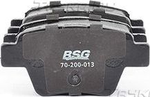 Тормозные колодки BSG задние для Citroen C4 II 2006-2011. Артикул BSG 70-200-013