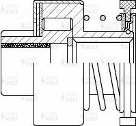 Бендикс стартера StartVOLT. Артикул VCS 1618