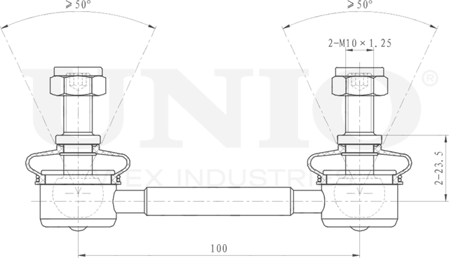 Тяга/стойка стабилизатора (Unio). Артикул SSP-50303