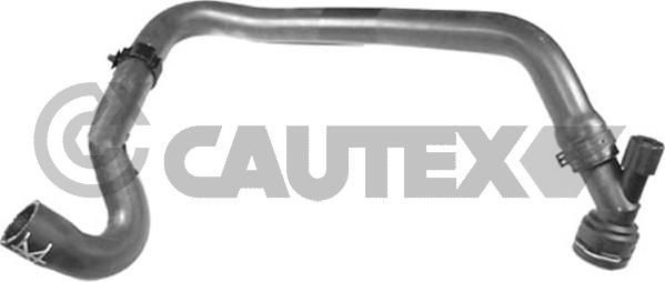 Патрубок радиатора (системы охлаждения) Cautex нижний для SEAT Ibiza III 2002-2009. Артикул 466788