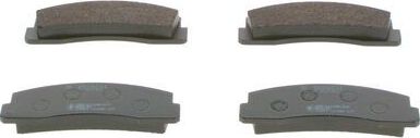 Тормозные колодки Bosch (Low-Metallic) передние для ВАЗ Нива, 4x4 1993-2026. Артикул 0 986 494 462