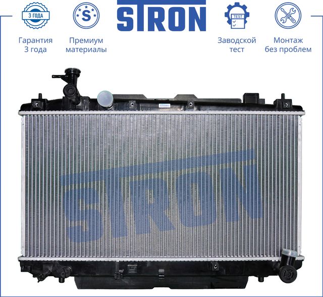 Радиатор охлаждения двигателя Stron для Toyota RAV4 II (XA20) 2000-2005. Артикул STR0041