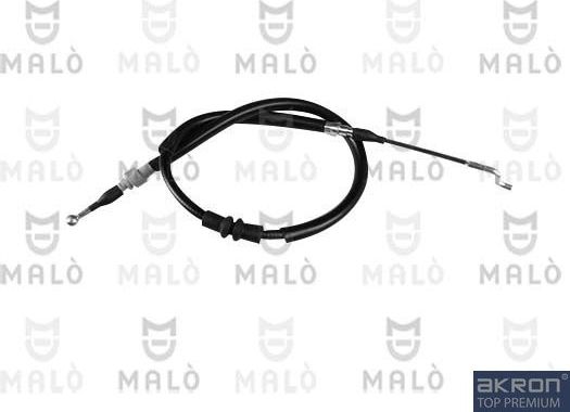 Трос ручника (тросик ручного тормоза) Malò задний правый/левый для Volkswagen Transporter T4 1990-2003. Артикул 26333