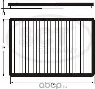 Салонный фильтр SCT-Germany. Артикул SA 1280