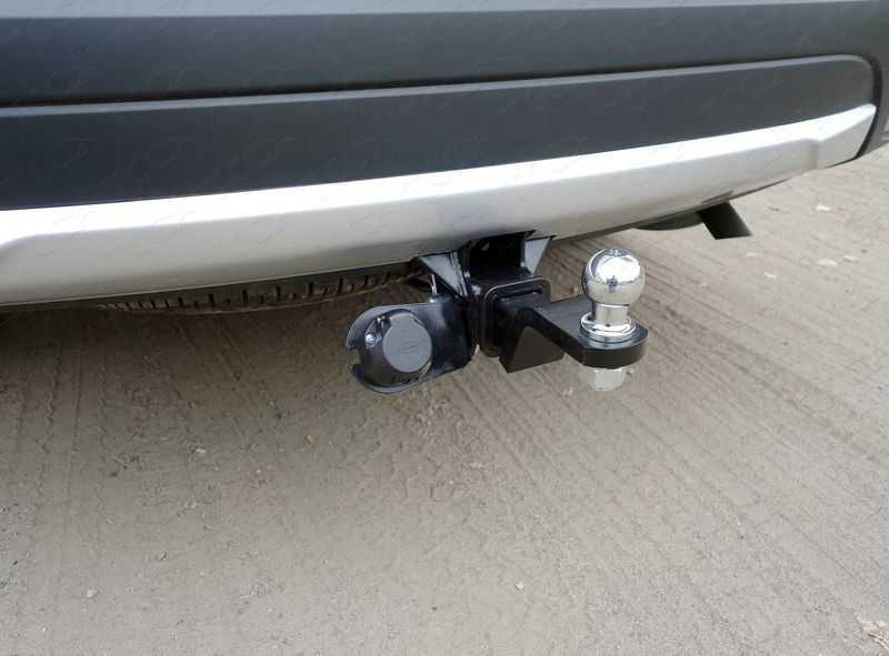 Фаркоп ТСС под американский квадрат для Mitsubishi Outlander III 2015-2018. Артикул TCU00226