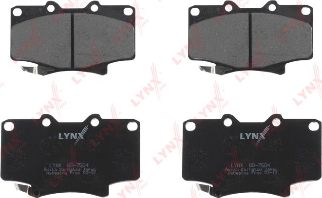 Тормозные колодки LYNXauto. Артикул BD-7504