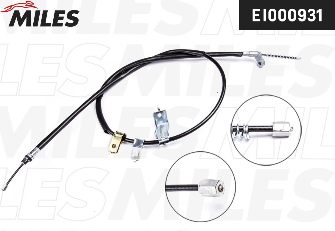 Трос ручника (тросик ручного тормоза) Miles. Артикул EI000931