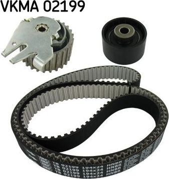 Ремень ГРМ с роликами (комплект) SKF. Артикул VKMA 02199