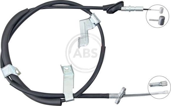 Трос ручника (тросик ручного тормоза) ABS. Артикул K14135