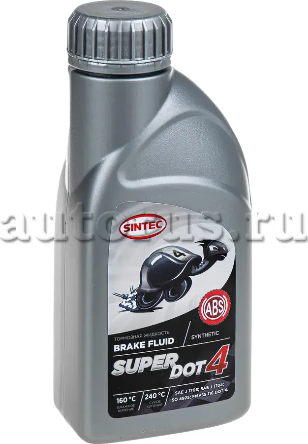 Жидкость тормозная Sintec Super DOT-4 455г Sintec. Артикул 990244