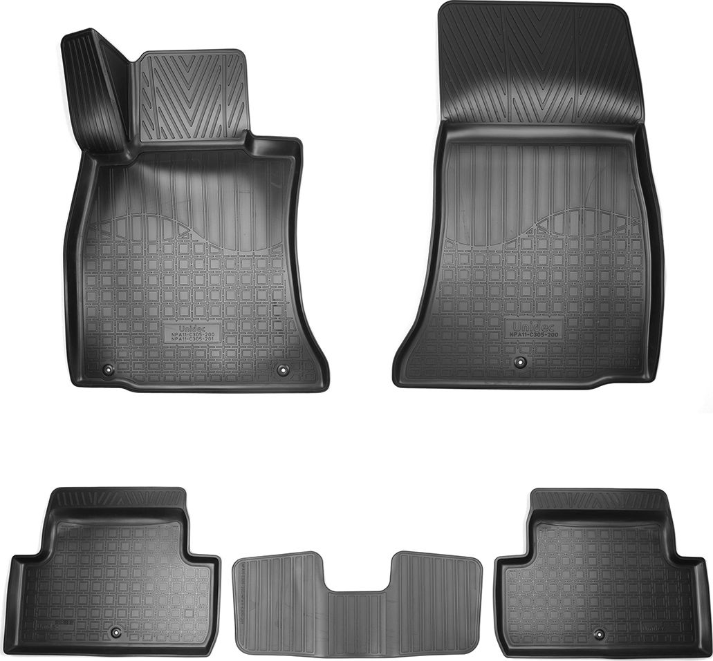 Коврики 3D Норпласт для салона Genesis G70 2017-2026 RWD. Артикул NPA11-C305-200