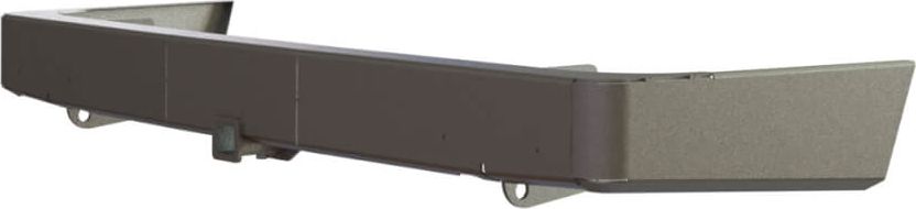 Бампер силовой задний STC для Toyota Land Cruiser 200 2008-2015 с квадратом под фаркоп. Артикул STC-TLC200/08-BR